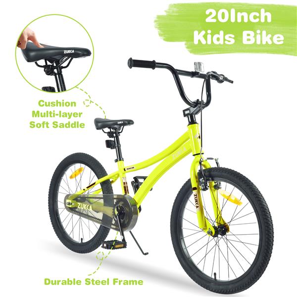 Kids Bike,20 Inch Kids' Bicycle for Boys Age 7-10 Years,Multiple Colors