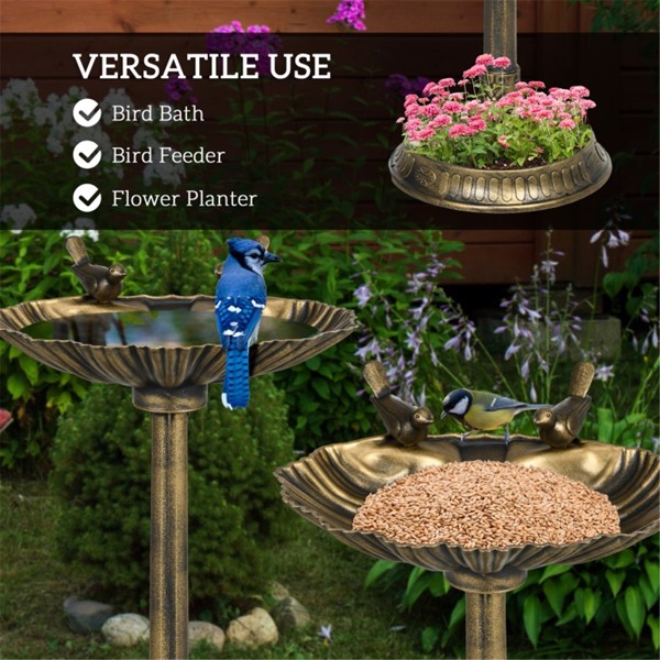 Bird Bath /Bird Feeder Bowl  ( Amazon Shipping)（Prohibited by WalMart）