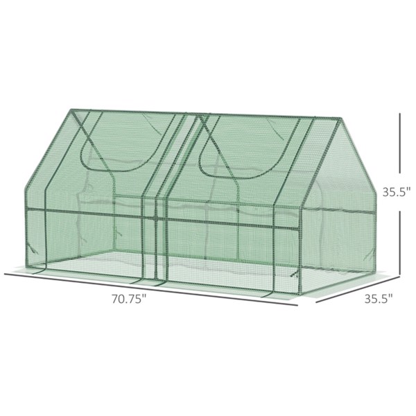 Mini Walk-in Greenhouse ( Amazon Shipping)（Prohibited by WalMart）