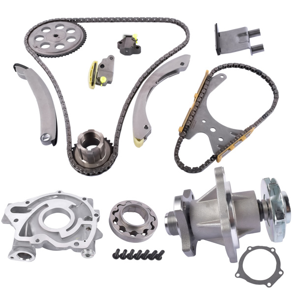 Timing Chain Kit + Water Pump + Oil Pump For Chevy Colorado GMC Canyon Hummer H3 Isuzu i-290 i-370 2.9L 3.7L