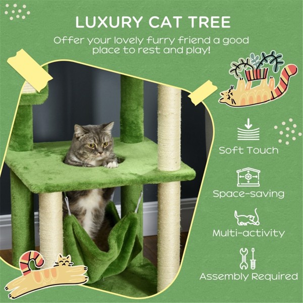 Wooden Cat House/Cat Trees /Cat Climbing Tower ( Amazon Shipping)（Prohibited by WalMart）