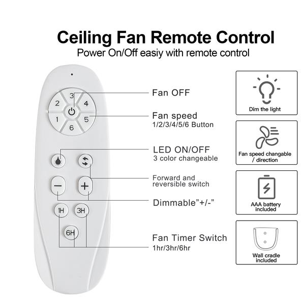 Smart 56"  Integrated LED Ceiling Fan with Antique Wood in Floral Shape