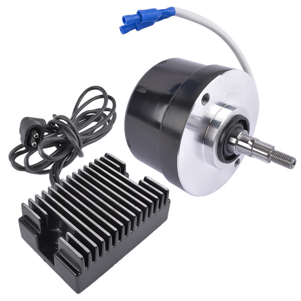 17 Amp 12 Volt Alternator Generator Conversion Kit 32-0371 For Harley-Davidson