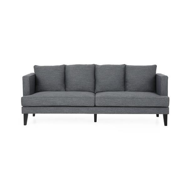 Mirod Comfy 3-seat Sofa with Tufted Back and Arm, Modern for Living Room