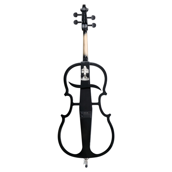 Full Size 4/4 Electric Style Cello with Case Bow Rosin Earphone Connecting line