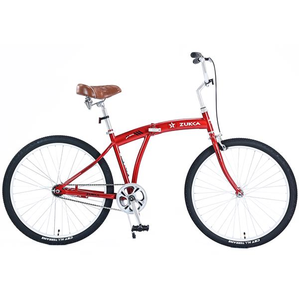 Single Speed Folding Bicycles,  Multiple Colors 26"Inch  Beach Cruiser Bike