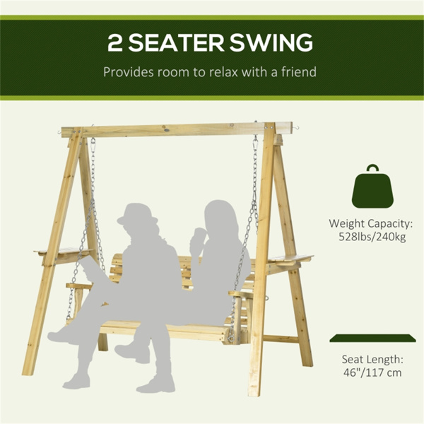 2-Seat Outdoor Porch Swing