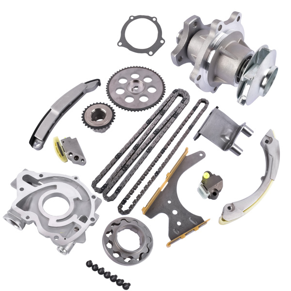 Timing Chain Kit + Water Pump + Oil Pump For Chevy Colorado GMC Canyon Hummer H3 Isuzu i-290 i-370 2.9L 3.7L