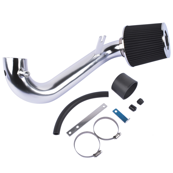 Black 2.5'' Cold Air Intake Kit w/Filter for 2001-2005 Honda Civic 1.7L AT/MT