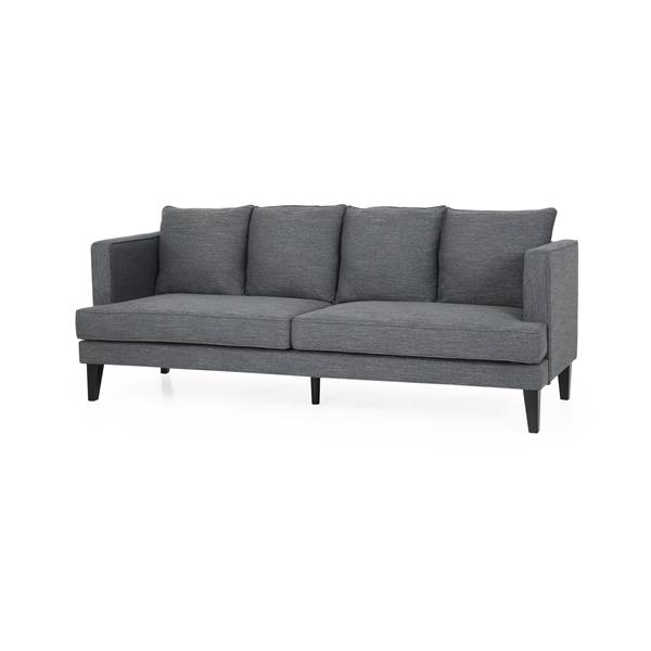 Mirod Comfy 3-seat Sofa with Tufted Back and Arm, Modern for Living Room