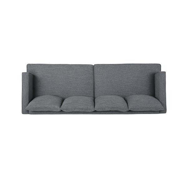 Mirod Comfy 3-seat Sofa with Tufted Back and Arm, Modern for Living Room