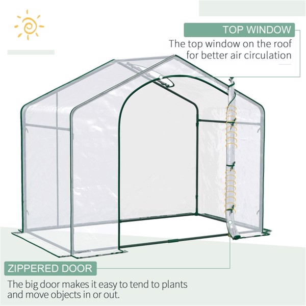 Mini Walk-in Greenhouse ( Amazon Shipping)（Prohibited by WalMart）