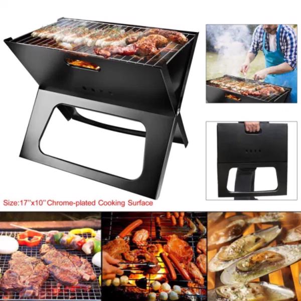 Portable BBQ Barbecue Grill Foldable Charcoal Grill Camping Garden Outdoor Travel(No shipments on weekends, banned from Amazon)