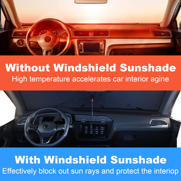 Foldable Car Windshield Sun Shade Umbrella【Shipment from FBA】