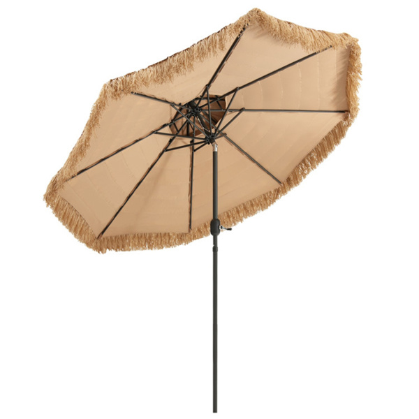 9 foot portable beach umbrella with 8 Ribs