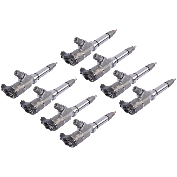 Set of 8 Diesel Injectors For GMC Savana Sierra Chevrolet Express Silverado 2500 3500 2006-2007 6.6L