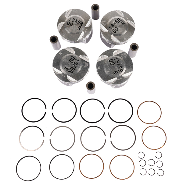 Set of 4 Engine Pistons Rings Kit 55567934 for Chevy Cruze 11-16 1.8L 2H0 F18D4