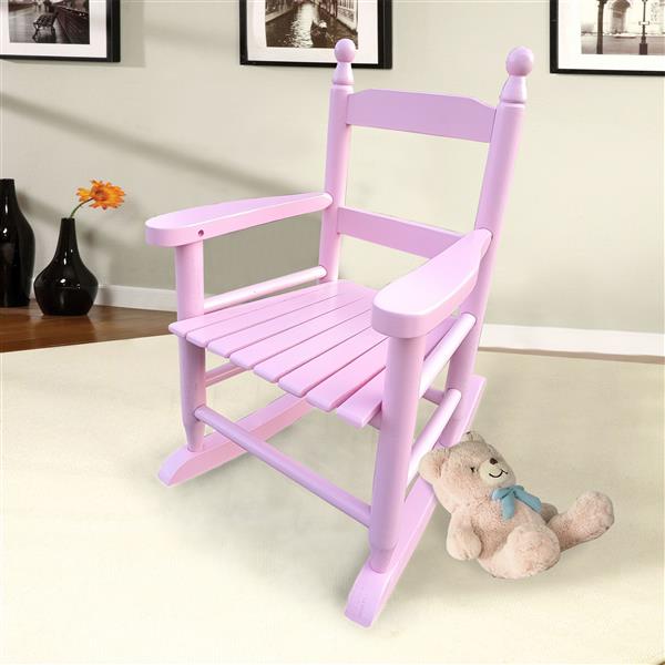 Children's  rocking light pink chair- Indoor or Outdoor -Suitable for kids-Durable