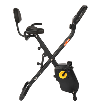 Home Folding Exercise Bike Black