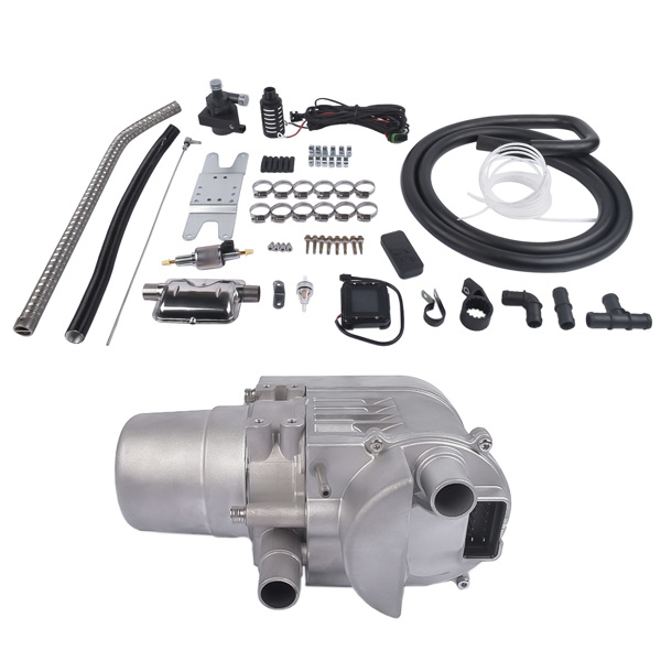 Gasoline Diesel Water Heater Kit 12V 5000W 0.42l/h for Boat RV Trailers Van Cars