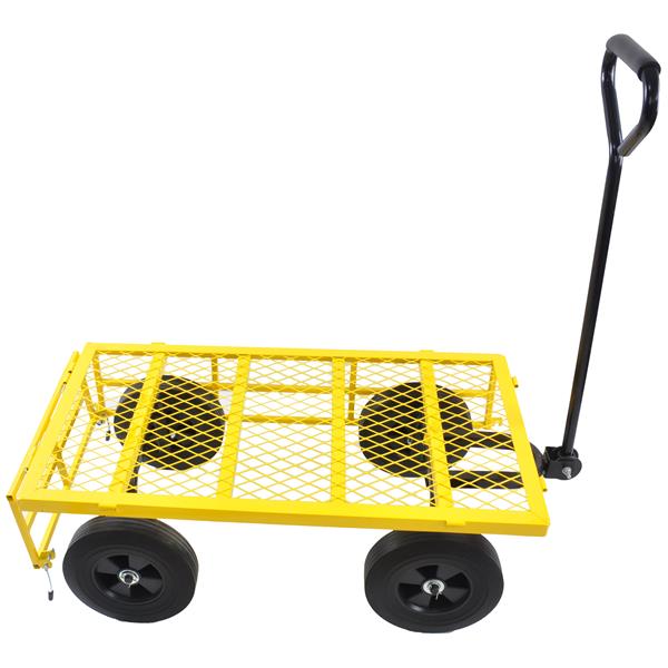 Tools cart Wagon Cart Garden cart trucks make it easier to transport firewood  Yellow