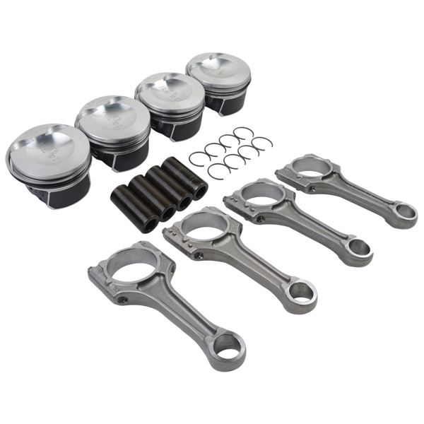 Pistons Connecting Rods 23mm Set For 2.0 TFSI Audi VW A4 Q5 Jetta GTI CAE CCTA 06H198401A 06J198401D