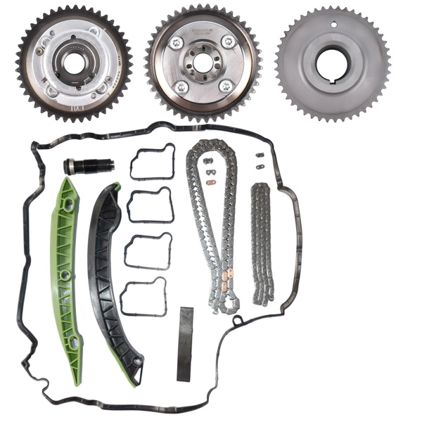 Timing Chain Kit w/ Camshaft Adjuster for Mercedes M271 C200 C250 C180 E200 E250 CGI 1.8L 2710501400