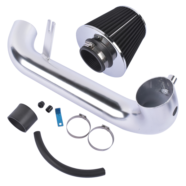 Black 2.5'' Cold Air Intake Kit w/Filter for 2001-2005 Honda Civic 1.7L AT/MT