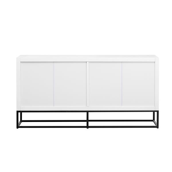 Light Luxury Designed Cabinet with Unique Support Legs and Adjustable Shelves, Suitable for Living Rooms, Corridors, and Study Rooms.