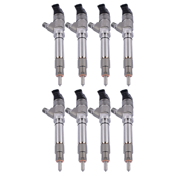 Set of 8 Diesel Injectors For GMC Savana Sierra Chevrolet Express Silverado 2500 3500 2006-2007 6.6L