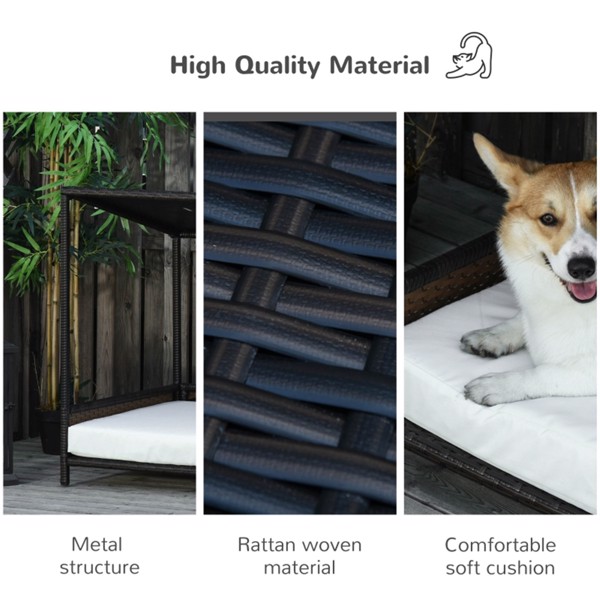 Dog Bed/ Dog House  /  Rattan Pet Sofa ( Amazon Shipping)（Prohibited by WalMart）