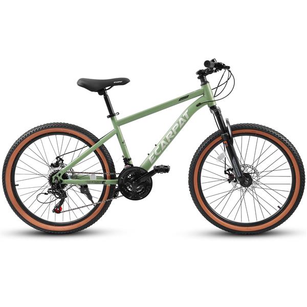 Mountain Bike 27.5 Inch Wheel, 21-Speed Disc Brakes Trigger Shifter, Carbon Steel Frame Mens Womens Trail Commuter City Snow Beach Mountain Bikes Bicycles