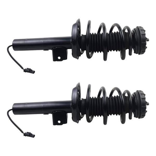 Pair Front Shock Strut Coil Spring Assembly For Cadillac XTS 2013-2019 with Electric 5801096 22906209 22962890 23101683 23220501