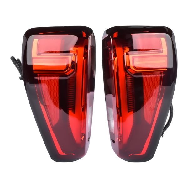 2PCS Left&Right LH + RH LED Tail Light For GMC Sierra 1500 2500 3500 HD Rear Brake Stop Lamp W/Bulbs 2019-2022 2800310 84760017 2801310 84760018