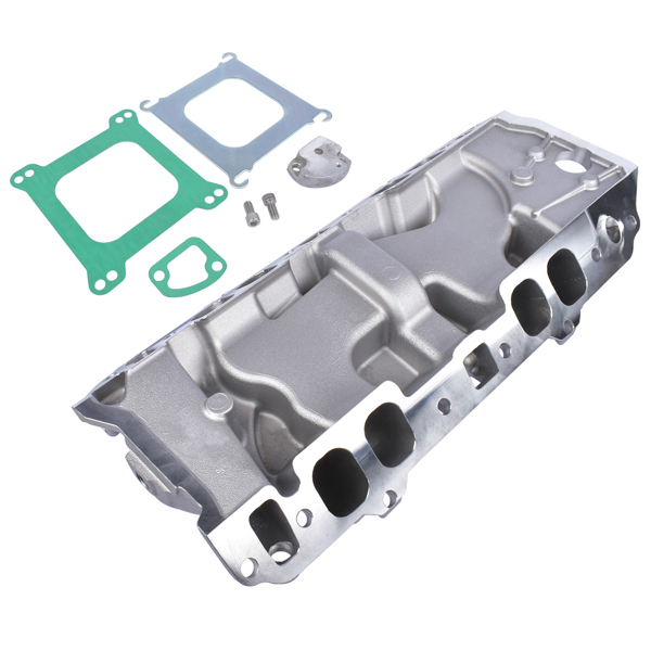 Low Rise Intake Manifold for Big Block Chevy BBC BB Oval Port Aluminum Intake