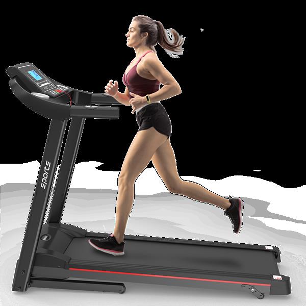 Foldable Treadmill with Incline, Folding Treadmill for Home Workout, Electric Walking Running Treadmill Machine 5" LCD Screen 250 LB Capacity Bluetooth Music