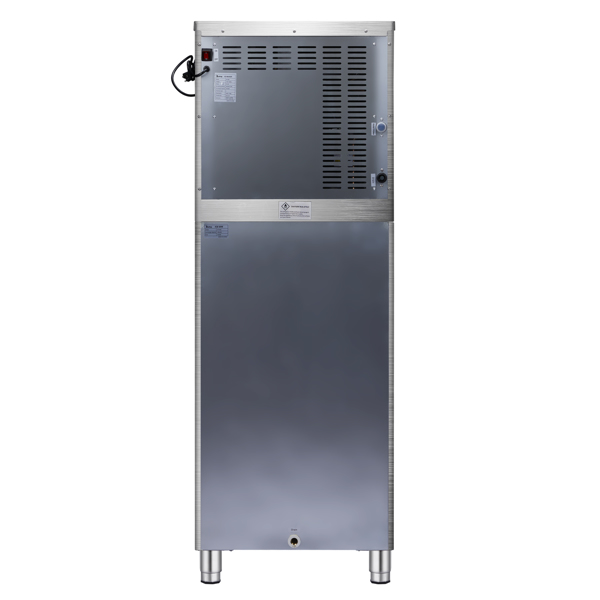 Commercial Ice Maker Machine, 400lbs/24H Production, 280lbs Storage Bin, Industrial Ice Machine, Stainless Steel Ice Maker for Bar/Cafe/Restaurant/Business, ETL Approved