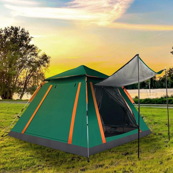 2-3 Person Camping Tent Outdoor Foldable Waterproof Tent with 2 Mosquito Nets Windows Carrying Bag for Hiking Climbing Adventure Fishing(No shipments on weekends, banned from Amazon)