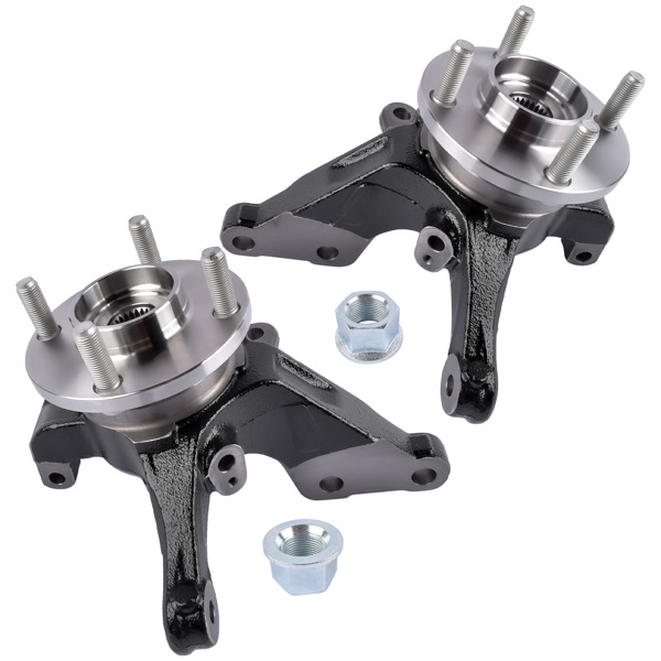 Front Left & Right LH & RH Wheel Bearing Hub Knuckle Assembly For Nissan Versa 1.6 S SL SV Note 1.6L L4 2014-2019 BR935010LK 9530200 BR935009LK 9530100