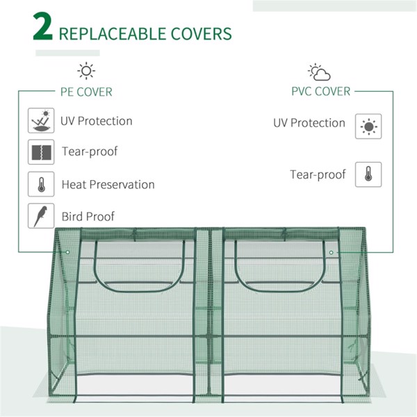 Mini Walk-in Greenhouse ( Amazon Shipping)（Prohibited by WalMart）