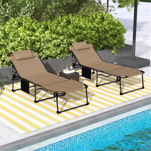 Folding Lounge Chairs / beach chair ( Amazon Shipping)（Prohibited by WalMart）