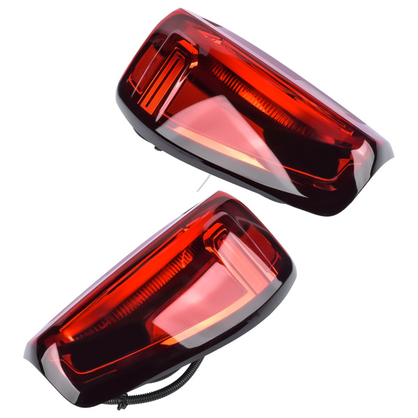 2PCS Left&Right LH + RH LED Tail Light For GMC Sierra 1500 2500 3500 HD Rear Brake Stop Lamp W/Bulbs 2019-2022 2800310 84760017 2801310 84760018