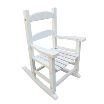 Children\\'s rocking white chair- Indoor or Outdoor -Suitable for kids-Durable-populus wood