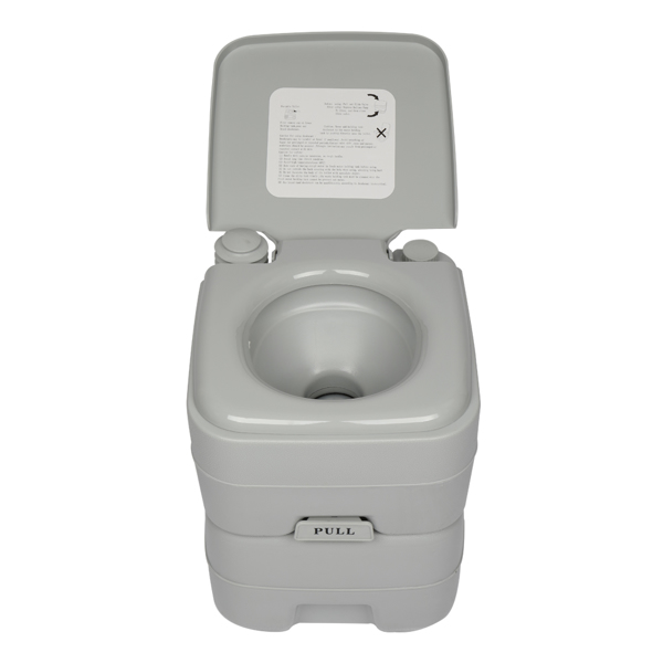 20L Portable Removable Flush Toilet with Double Outlet（Same as 44809271/81036718 ）