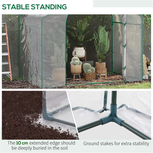 Mini Walk-in Greenhouse ( Amazon Shipping)（Prohibited by WalMart）