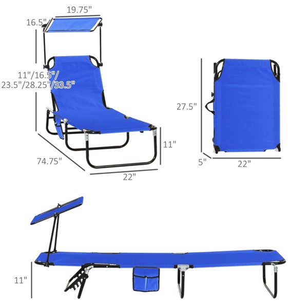 Folding Lounge Chairs / beach chair ( Amazon Shipping)（Prohibited by WalMart）