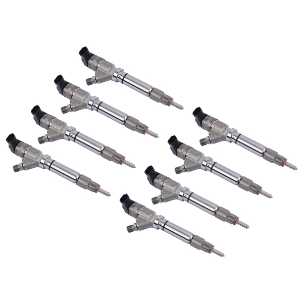 Set of 8 Diesel Injectors For GMC Savana Sierra Chevrolet Express Silverado 2500 3500 2006-2007 6.6L