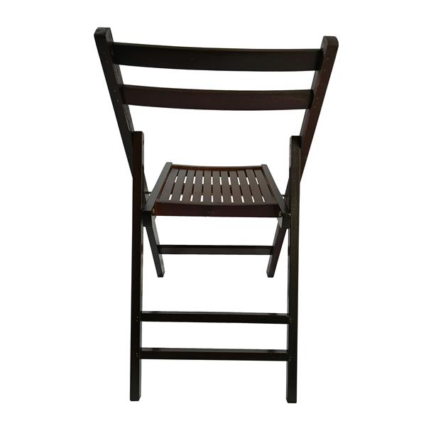 Furniture Slatted Wood Folding Special Event Chair - Cherry, Set of 4, FOLDING CHAIR, FOLDABLE STYLE