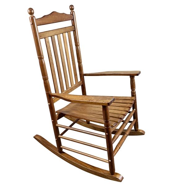 BALCONY PORCH ADULT ROCKING CHAIR  OAK