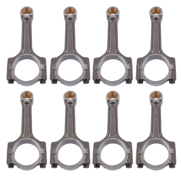 Set of 8 Floating Pin Connecting Rod w/ Bushing For GM 5.3L 6.0L LS2 LS3 Gen IV